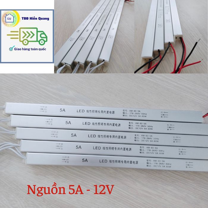 Nguồn led đũa 12V - 2A, 3A, 5A
