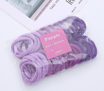 {50 CÁI - Đường kính ~4.5cm} BỊCH 50 THUN / CHUN CỘT TÓC - CO GIÃN TỐT - KHÔNG ĐAU ĐẦU
