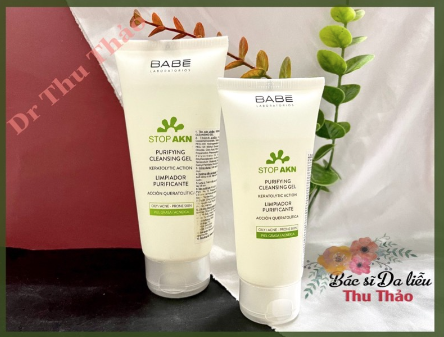 [HCM]SỮA RỬA MẶT BABE STOP AKN PURIFYING CLEANSING GEL