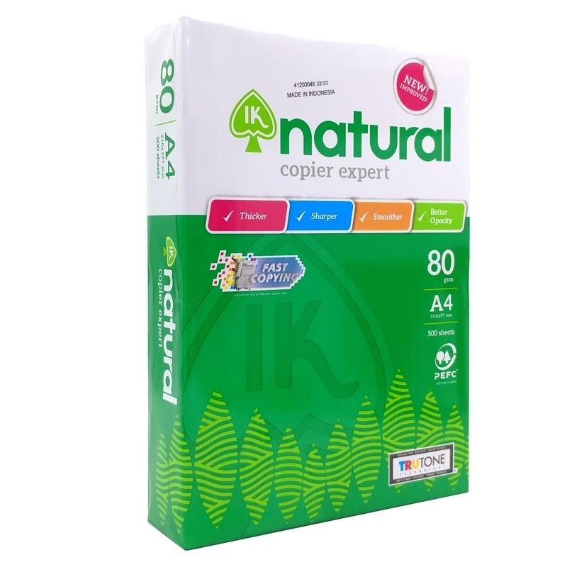 Giấy in A4 Natural định lượng 70gsm