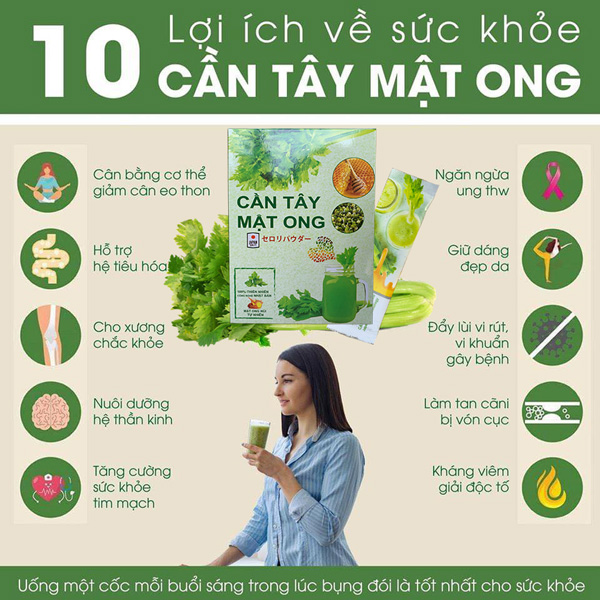 [Chính hãng] Cần tây mật ong Motree