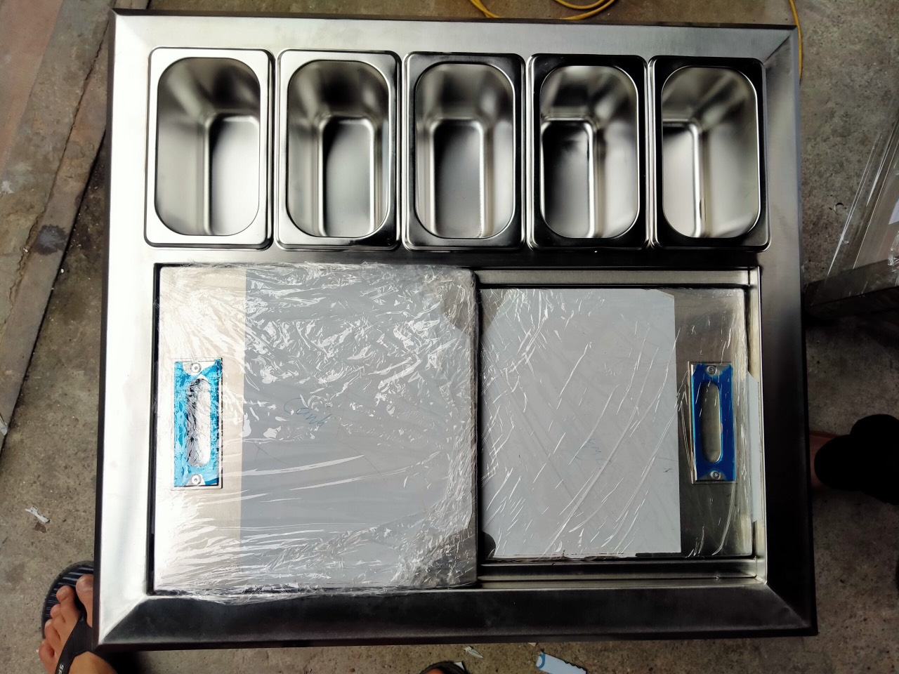 Thùng đá inox quầy bar