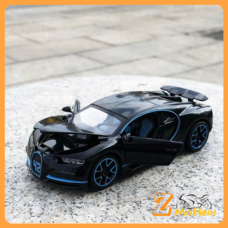 XE MÔ HÌNH TĨNH siêu xe Bugatti Chiron - MINIAUTO tỷ lệ 1:32