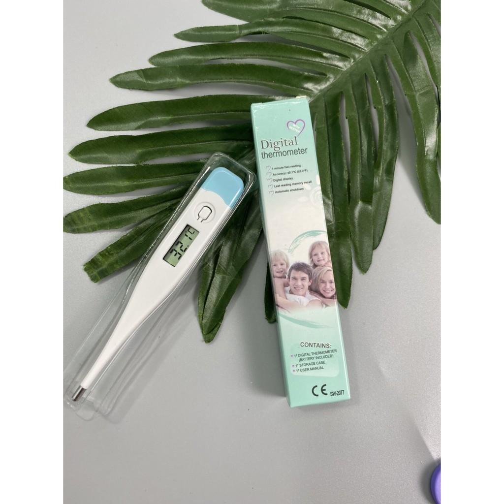 Nhiệt Kế Tử ( Vỏ Mác Xanh ) Digital Thermometer