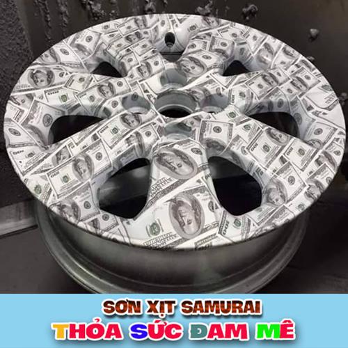 Film chuyển nước WFD042 Dollar samurai paint