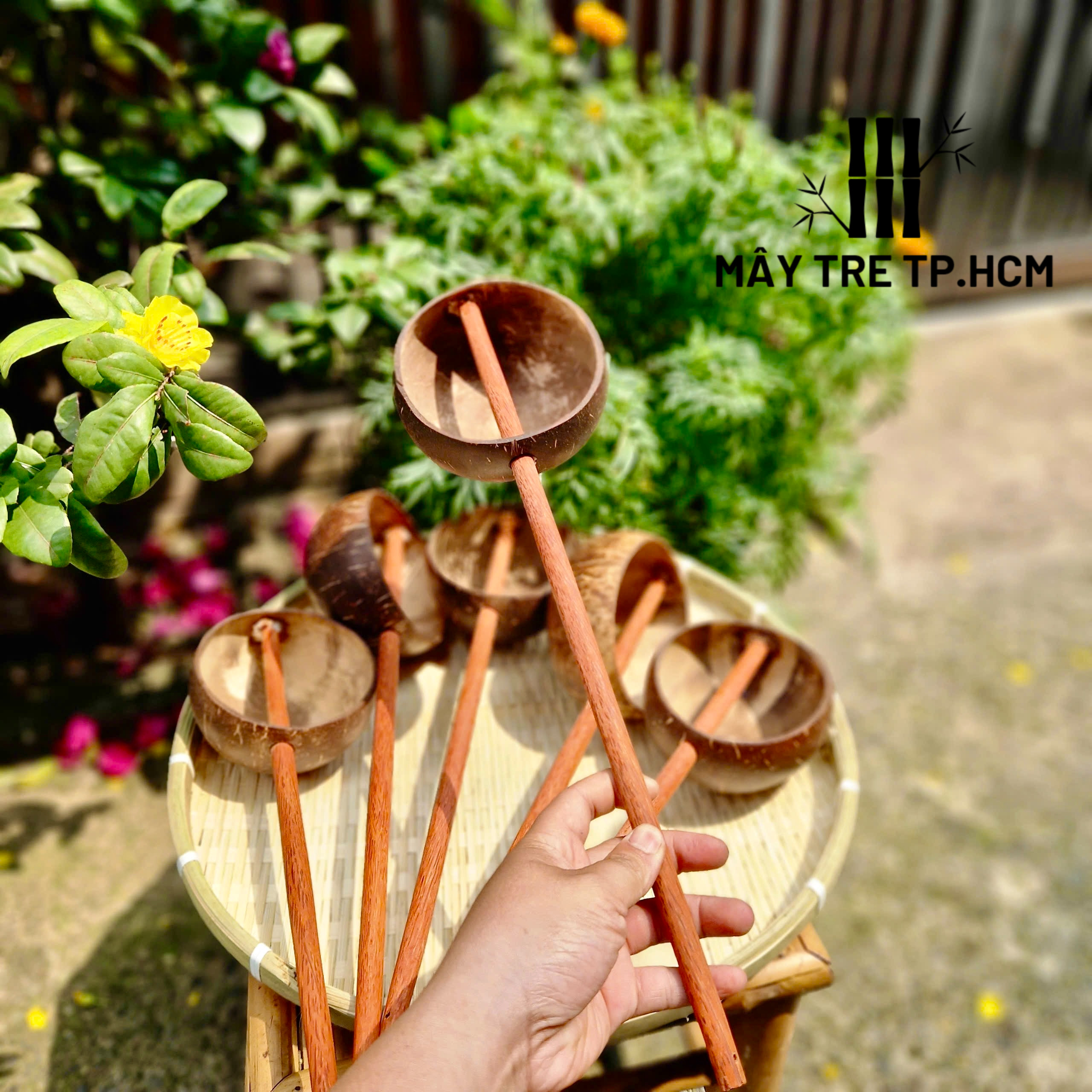 Gáo múc nước, gáo dừa trang trí, gáo dừa