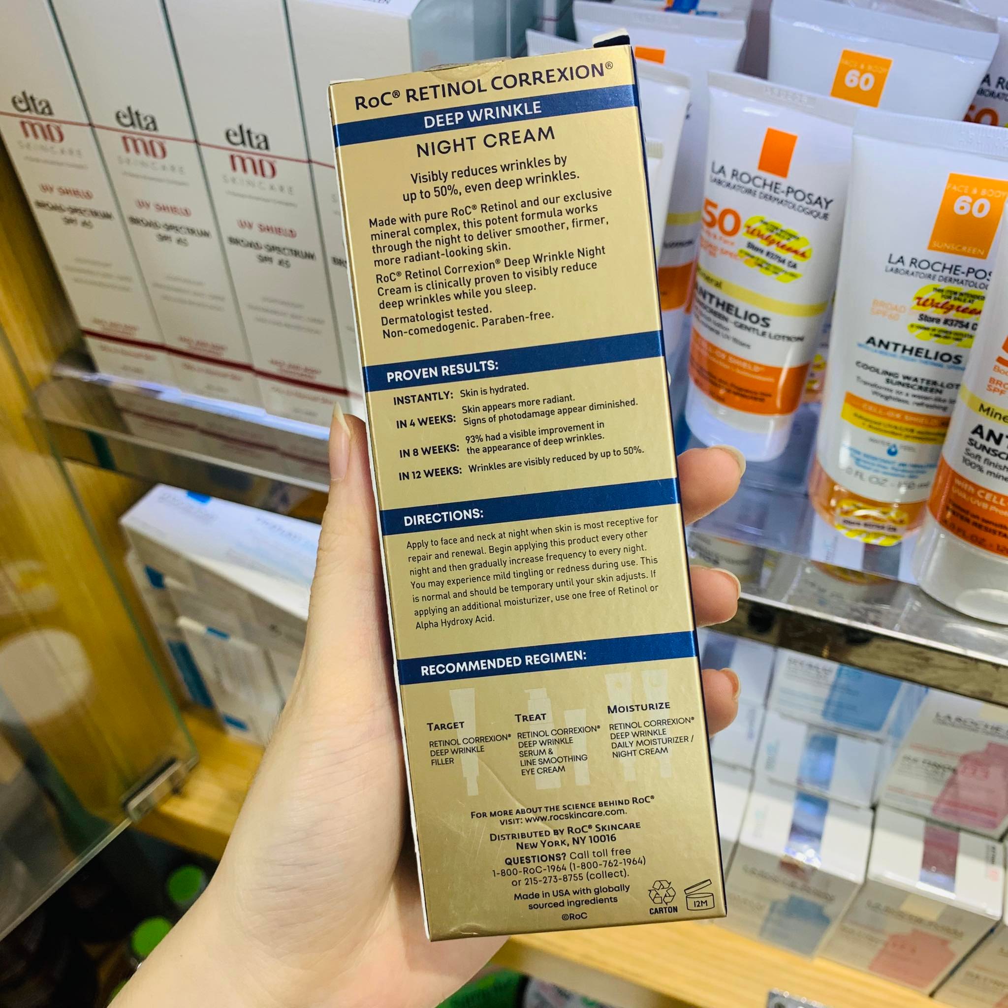 [MẪU MỚI][Saigon Scent] Kem dưỡng RoC Retinol Correxion Deep Wrinkle Night Cream ( 30mL )