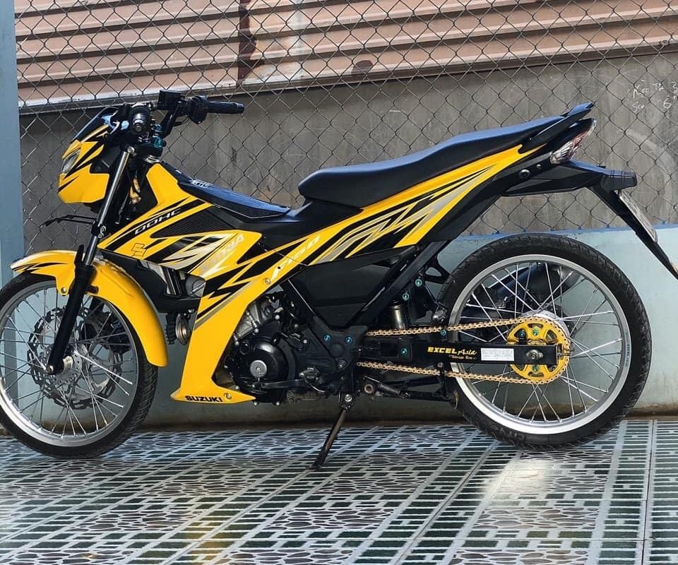 Tem rời satria fi dán xe vàng