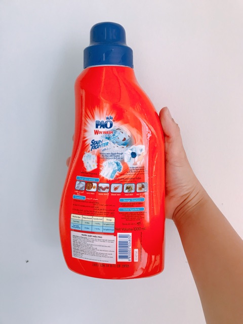 NƯỚC GIẶT XẢ PAO ĐẬM ĐẶC THÁI LAN 850ml (Màu Cam)