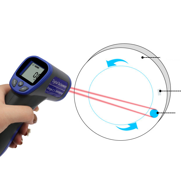 Máy đo tốc độ quay của động cơ bằng laser