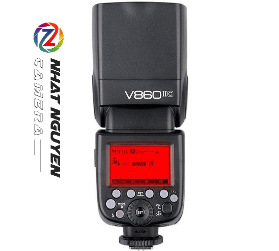 [HCM]Đèn Flash Godox V860II Cho Canon (Kèm pin và sạc) - Flash Canon Godox V860 Canon II