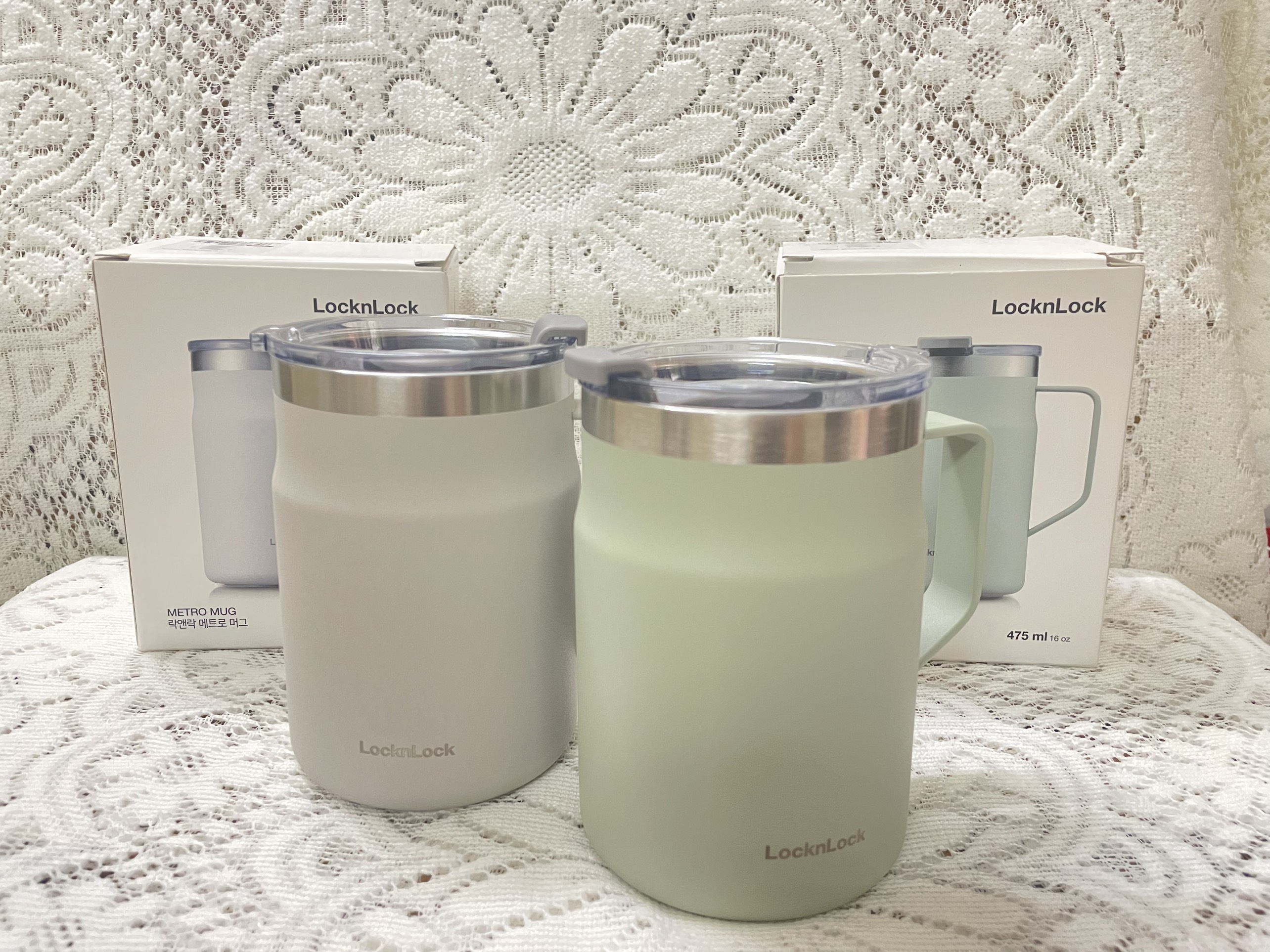 Cốc giữ nhiệt Lock&Lock Metro Table Mug 475ml LHC4219