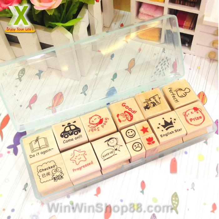Bộ con dấu khen thưởng - Tiếng Anh