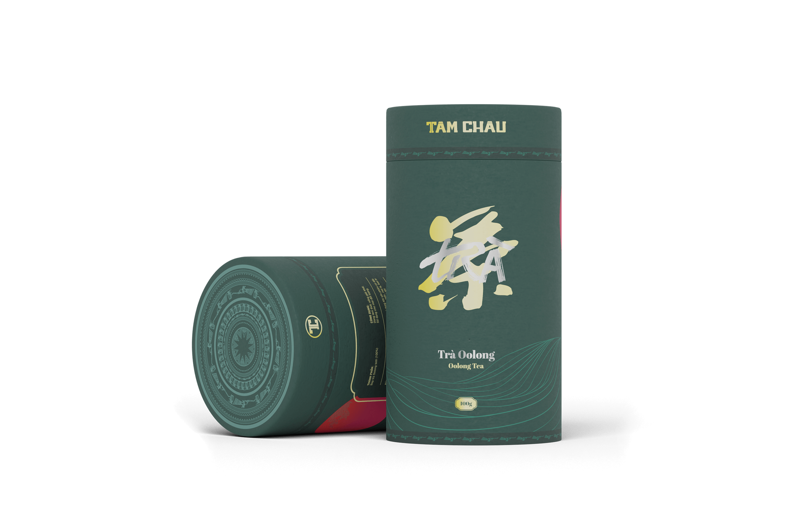 [TÂM CHÂU] Trà Oolong Lon Giấy Xanh 100G Cao Cấp