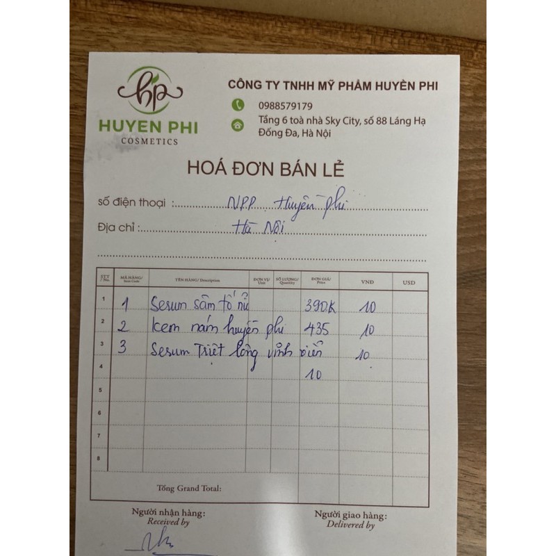 Serum Triệt Lông Vĩnh Viễn Huyền Phi
