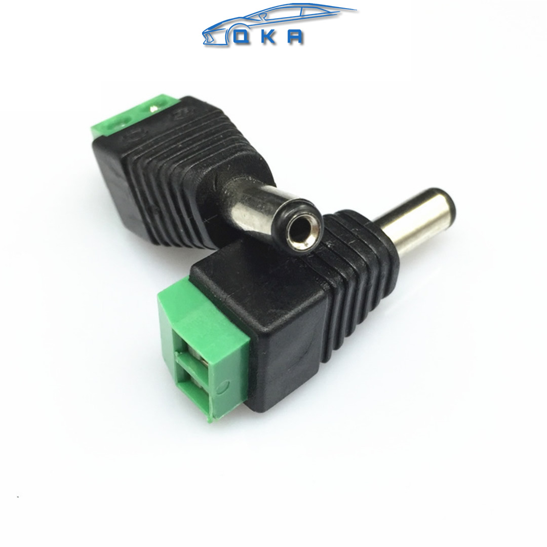 Jack nguồn DC đực và Jack DC cái 5.5x2.1mm