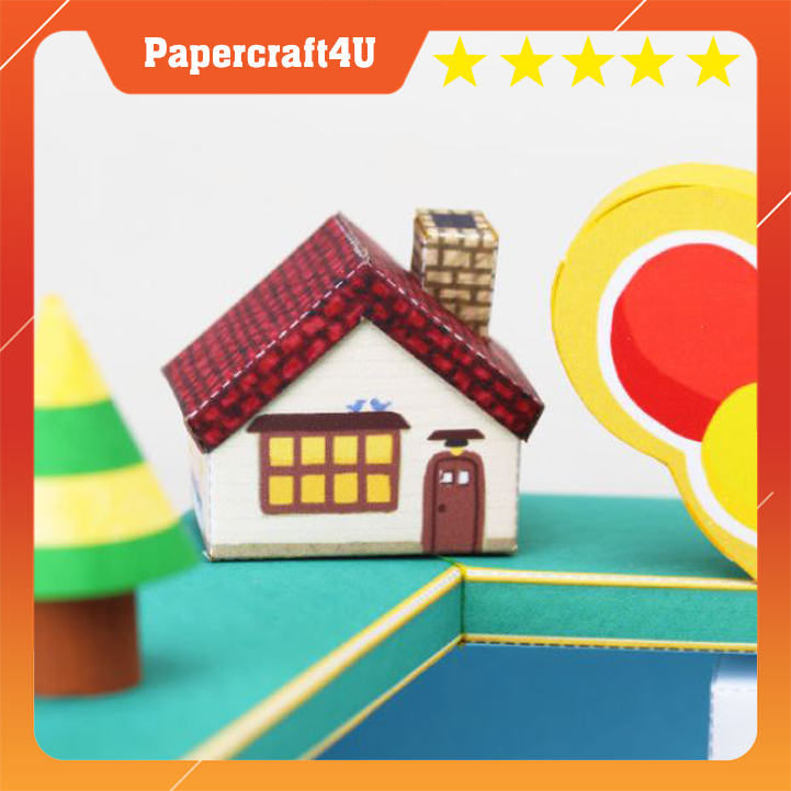 Mô hình giấy 3D kiến trúc: Cửa hàng đồ chơi