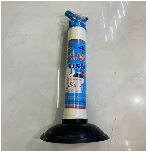 Cây bơm thụt bồn cầu