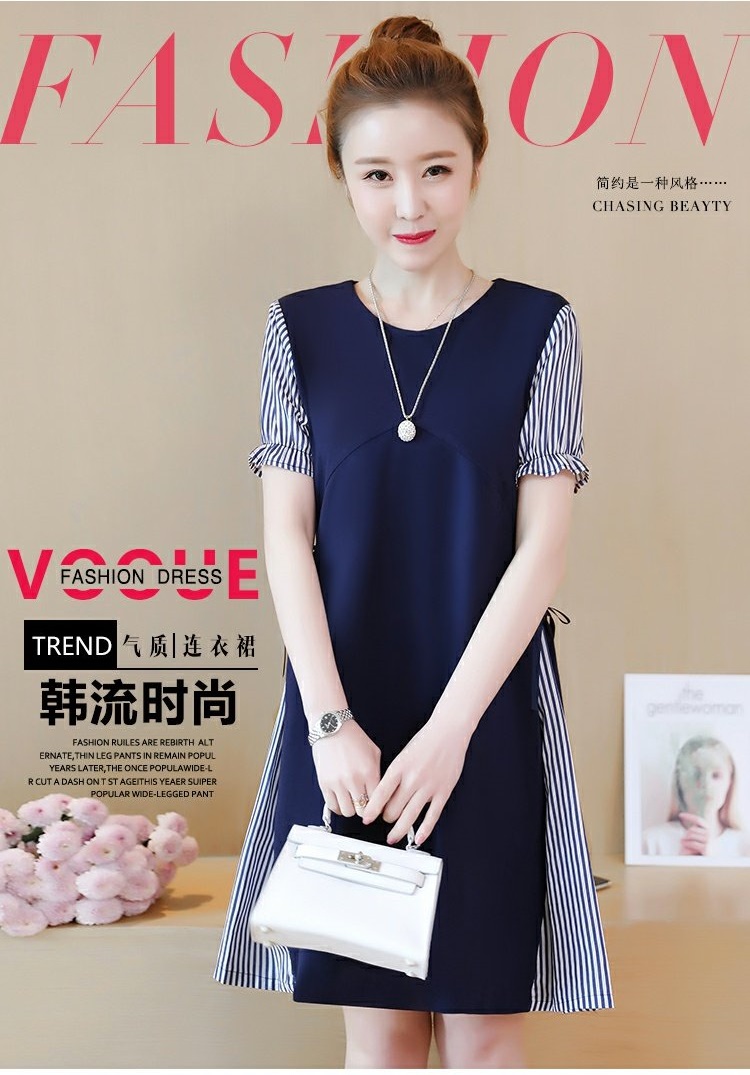 Đầm suông đính nơ thời trang