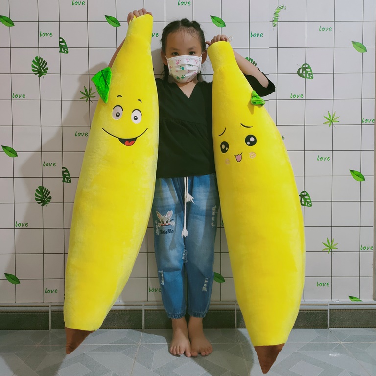 GỐI ÔM HÌNH TRÁI CHUỐI SIZE LỚN CHO BÉ