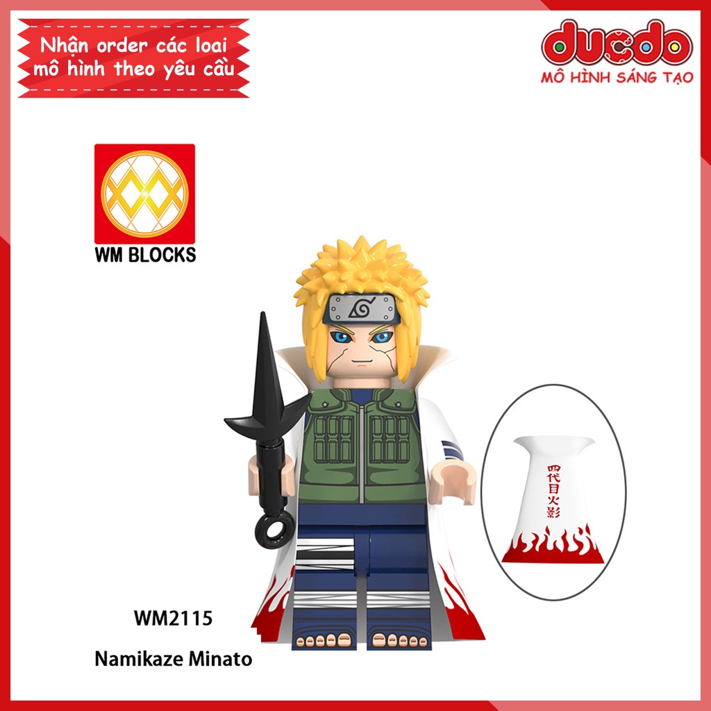 Minifigures các nhân vật Naruto Zetsu Madara Kakashi - Đồ chơi Lắp ghép Xếp hình Mô hình Mini WM WM6109