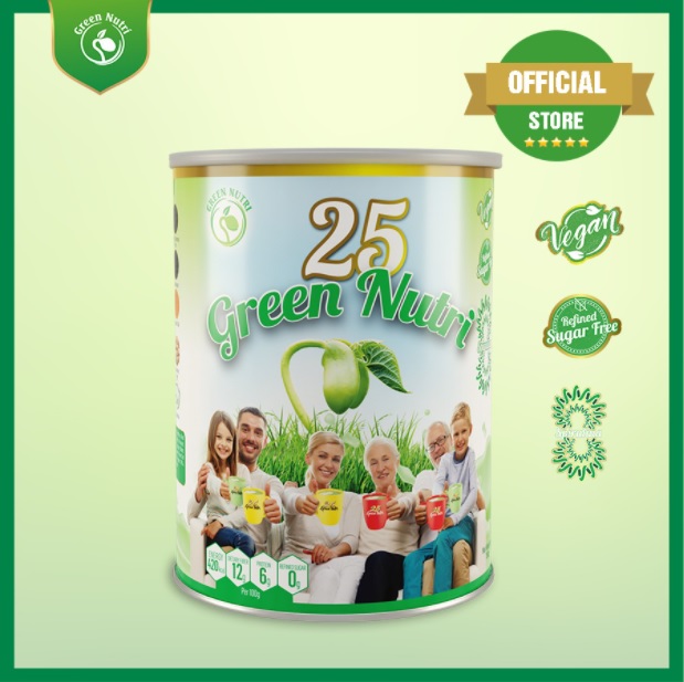 Sữa hạt dinh dưỡng 25 Green Nutri Singapore (Lon 750g) [Nhập khẩu 100%][Freeship]