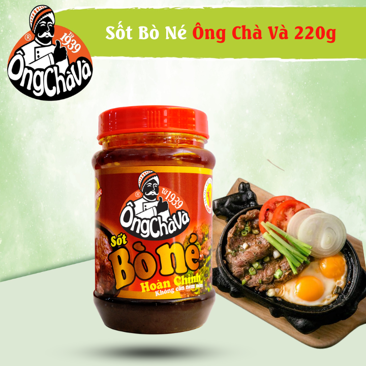 Ong Cha Va Sizzling Beef Steak Sauce 220g