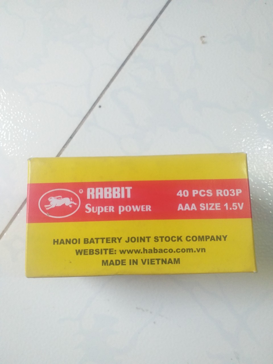 Pin Con thỏ AAA ( Pin đũa - loại nhỏ )