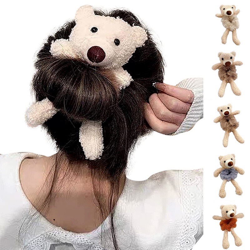 Kẹp tóc cào tóc hoa Ngọc tua rua 3 răng dễ thương cho bé
