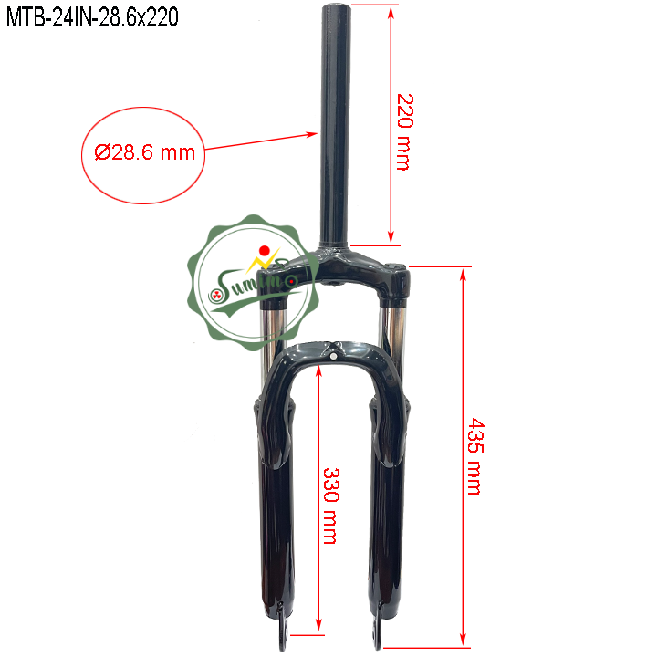 Phuộc nhún cho xe đạp MTB cổ thả