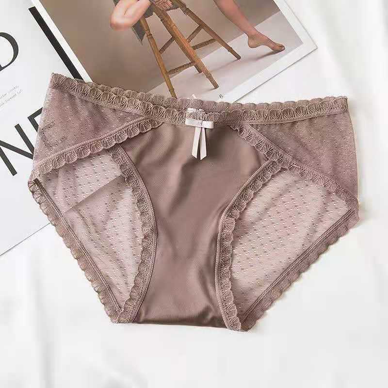 Combo 5 Quần Lót Nữ Phi Lụa Phối Ren 838 – Mềm Mịn, Quyến Rũ, Co Giãn 4 Chiều