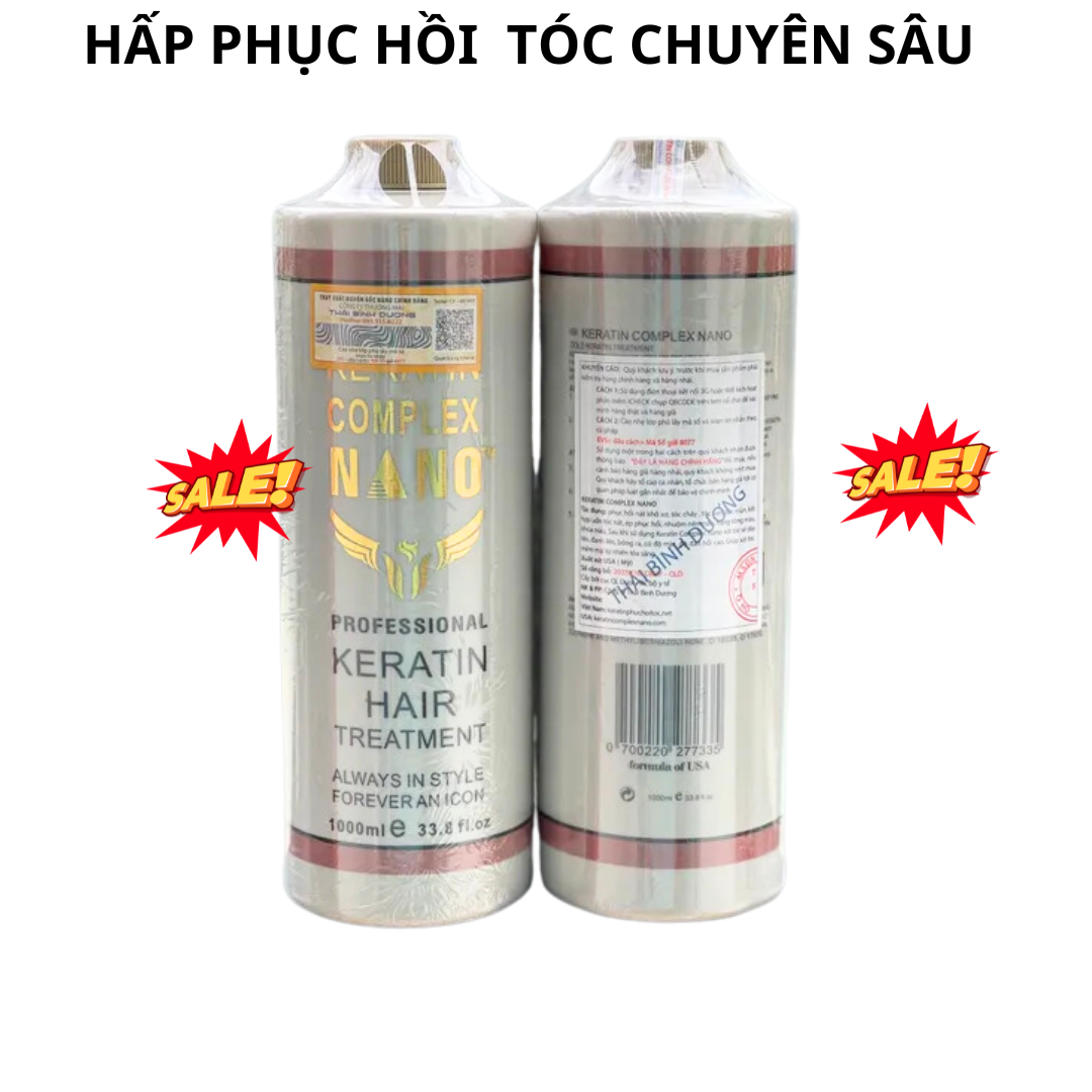 [CHÍNH HÃNG] Hấp ủ phục hồi tóc Keratin Complex Nano