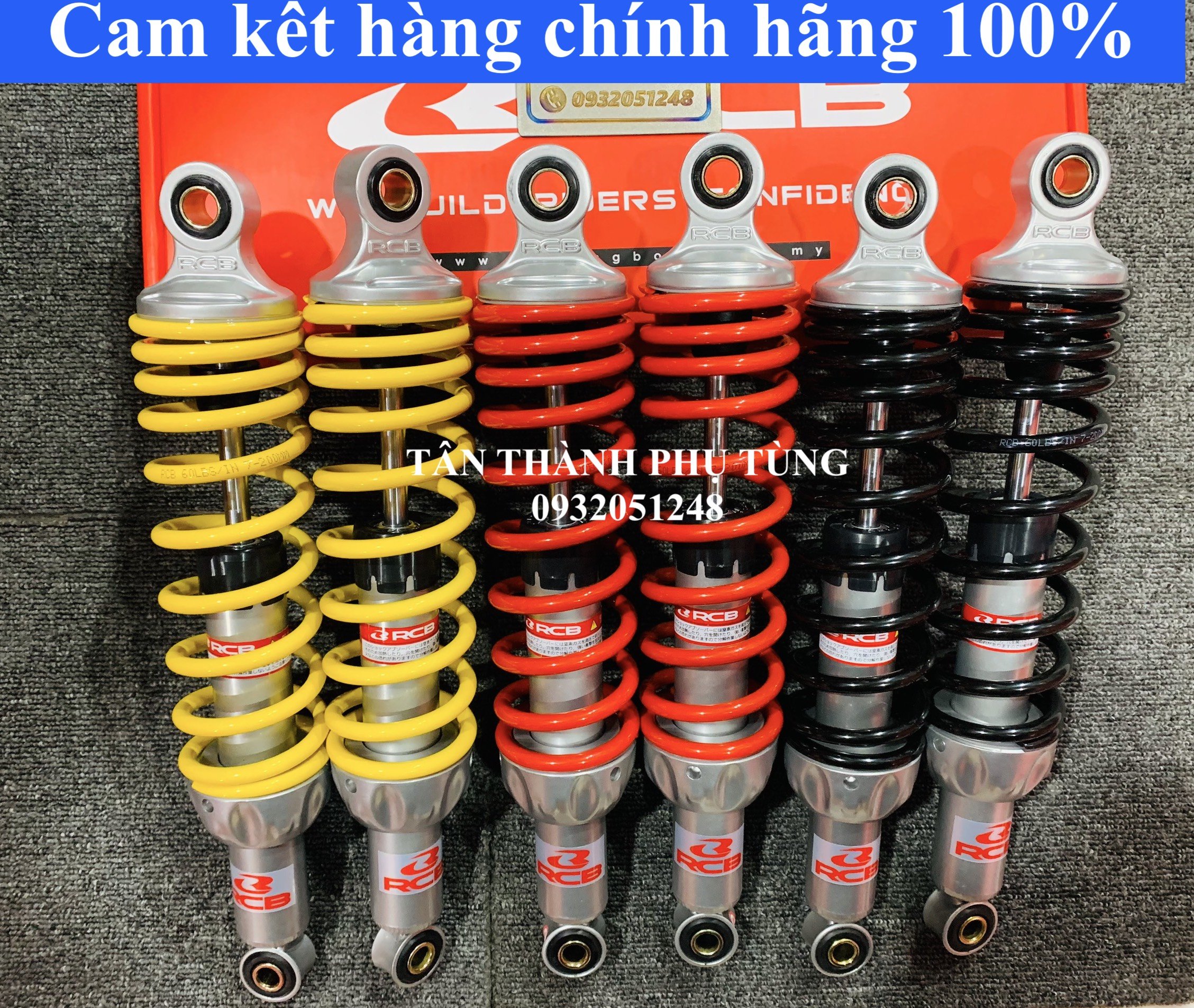 Phuộc RCB A2 Wave, Dream, Future,Axelo chính hãng