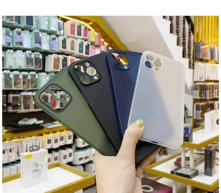 [Lấy mã miễn phí vận chuyển] Ốp Memumi siêu mỏng 0.3mm cho Iphone  12 mini / 12 / 12 pro / 12 pro max chính hãng