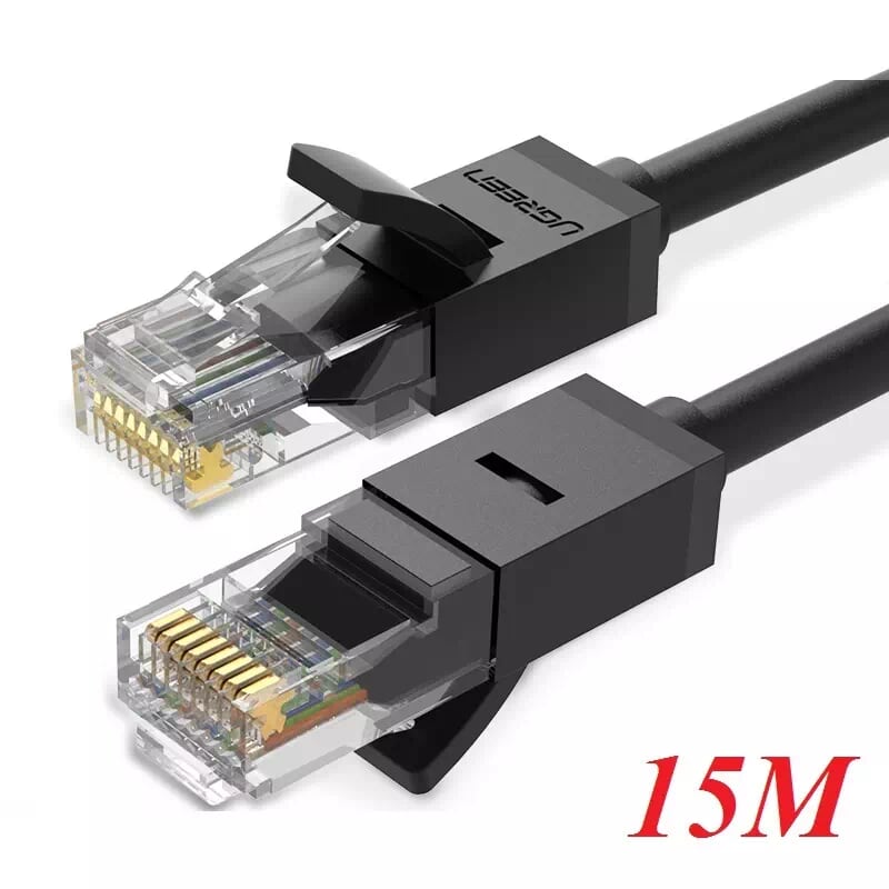 Ugreen 20165 15m màu đen cáp mạng lan cat6 utp nw102