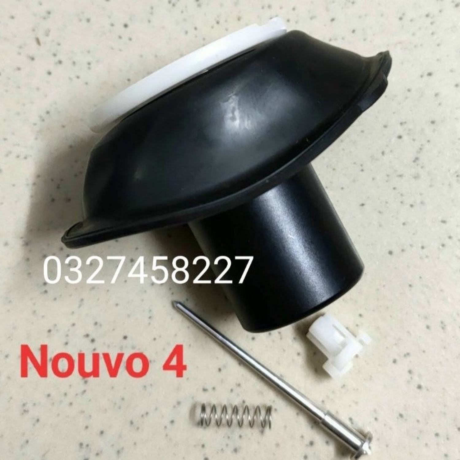 Cao su van dù bình xăng con, chế hòa khí xe Nouvo 4