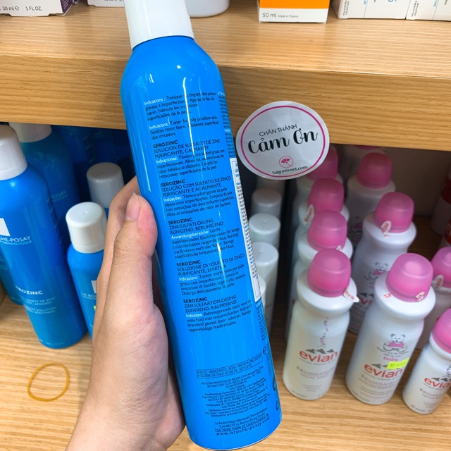 [HCM]Xịt khoáng da dầu mụn La Roche Posay SEROZINC ( 300mL )