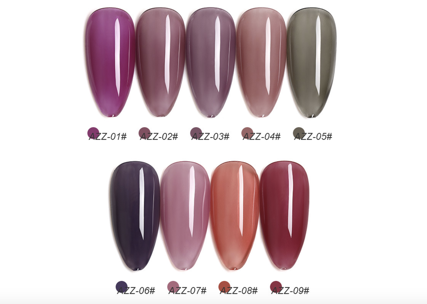 Sơn Gel AS Mã AZZ 15ml ( Sơn Gel Hơ Máy )