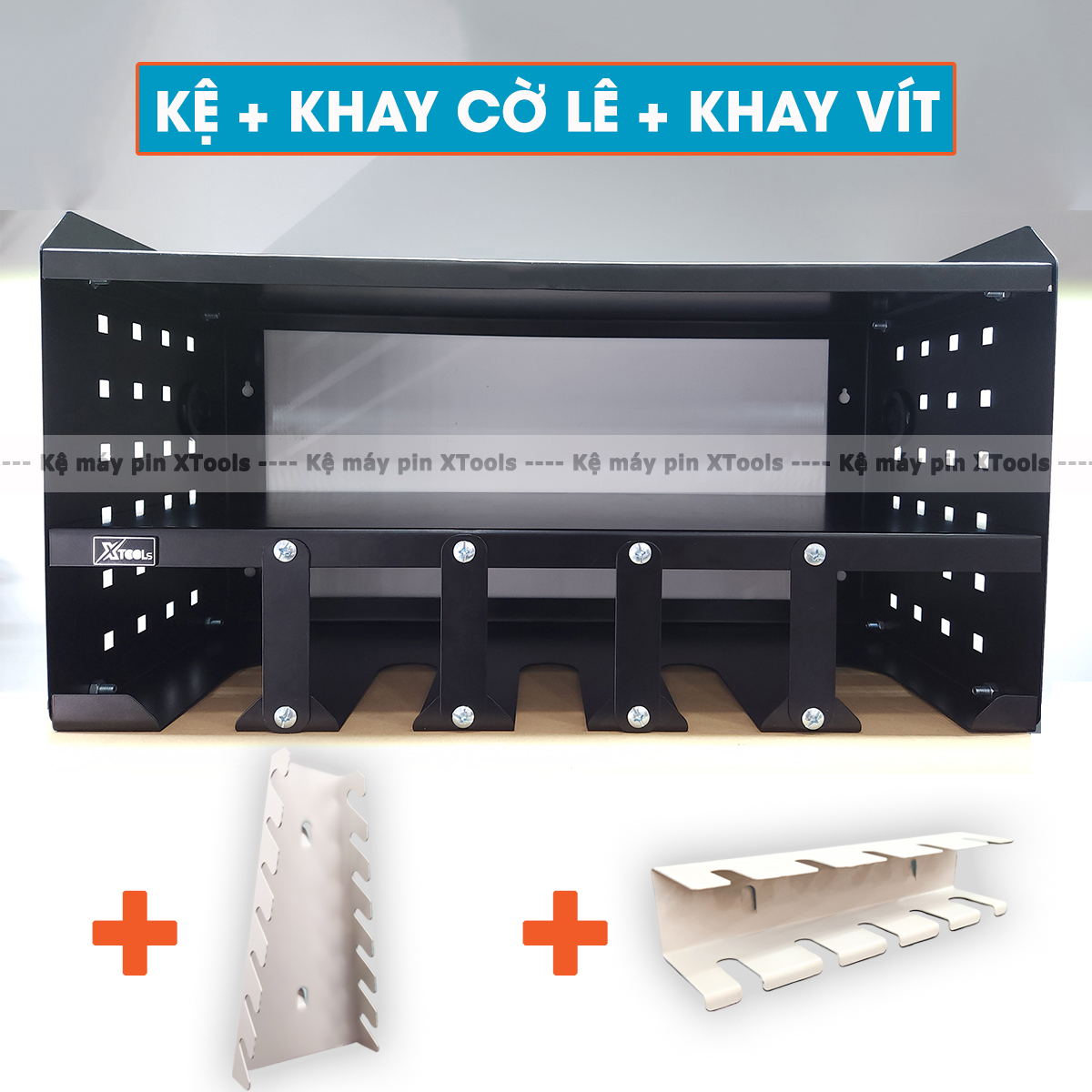 XTools battery drill shelf high-grade electrostatic coating tool cabinet Japanese steel sheet battery drill rack drilling machine repair tool cabinet