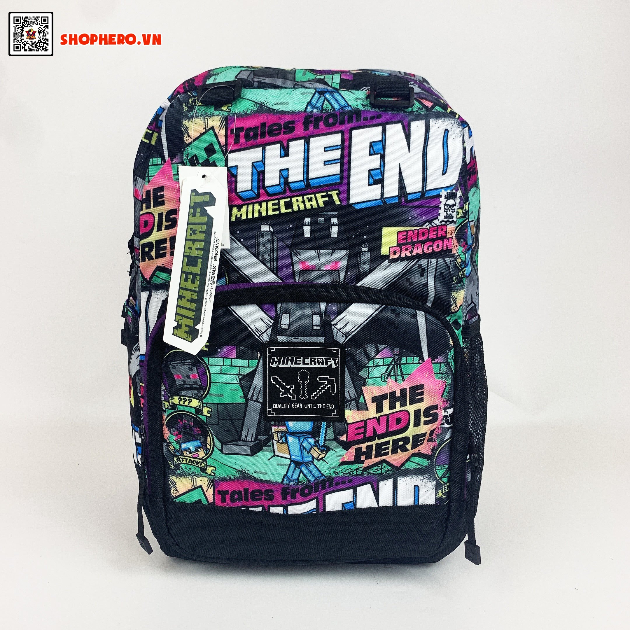 Balo học sinh Minecraft The end