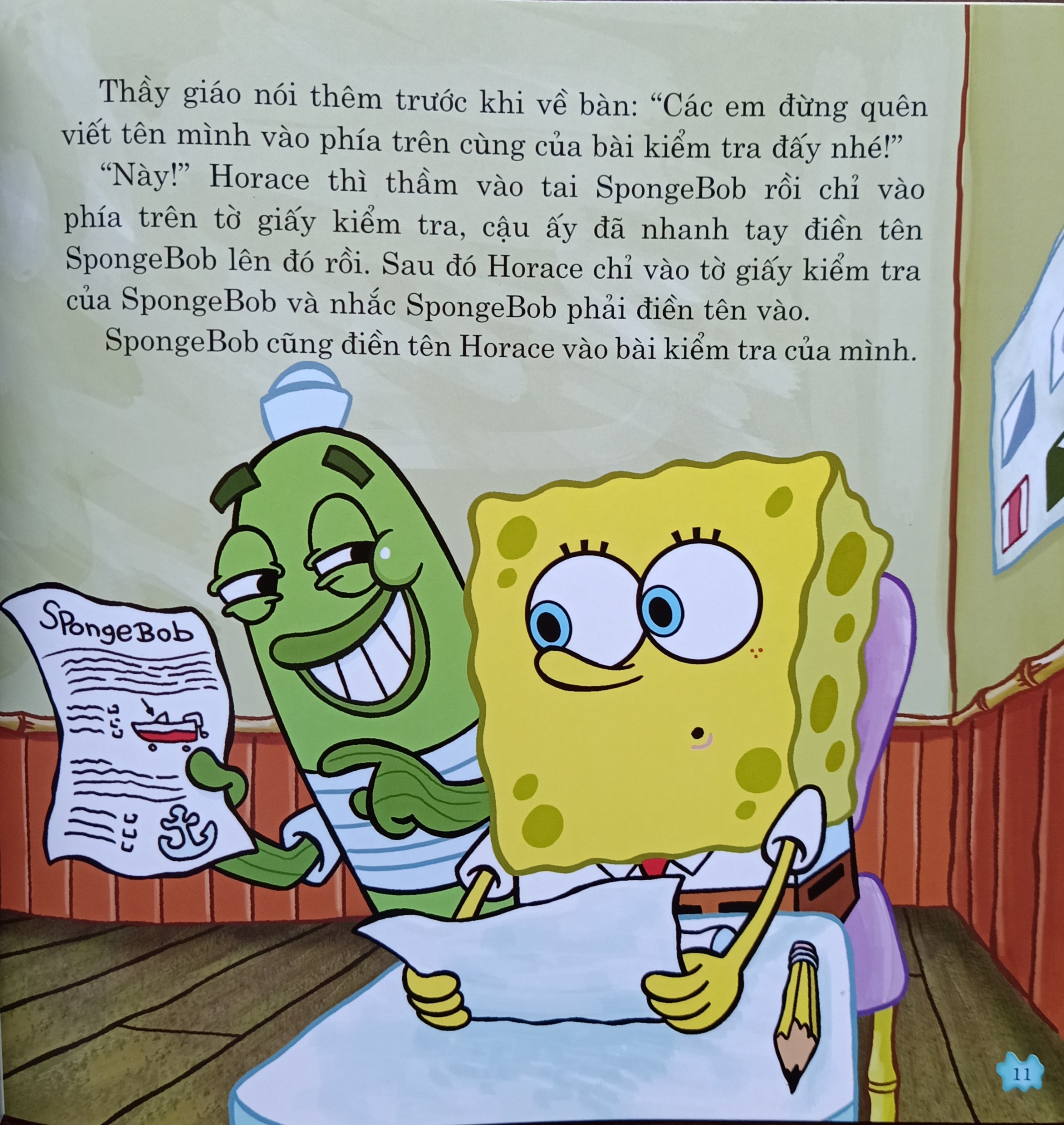 Sách - SpongeBob SquarePants - Lớp Học Tinh Nghịch