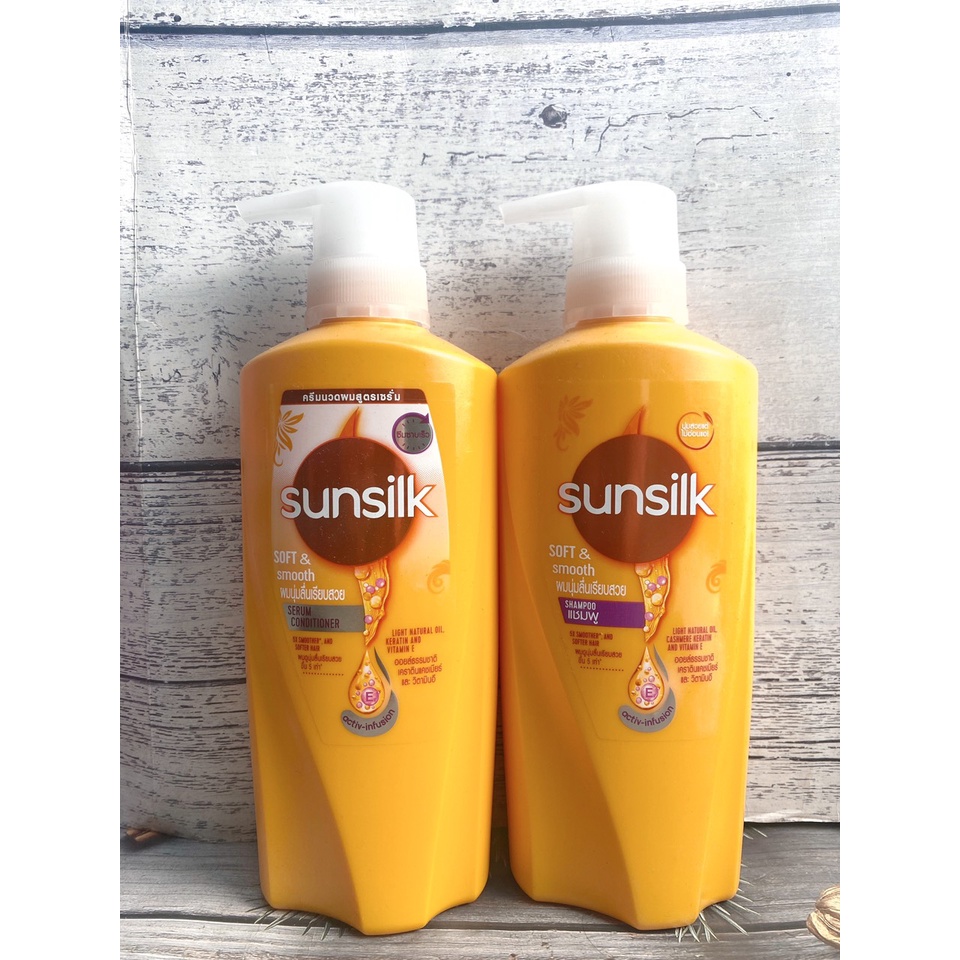 Combo cặp dầu gội -dầu xả Sunsilk Thái Lan 400ml