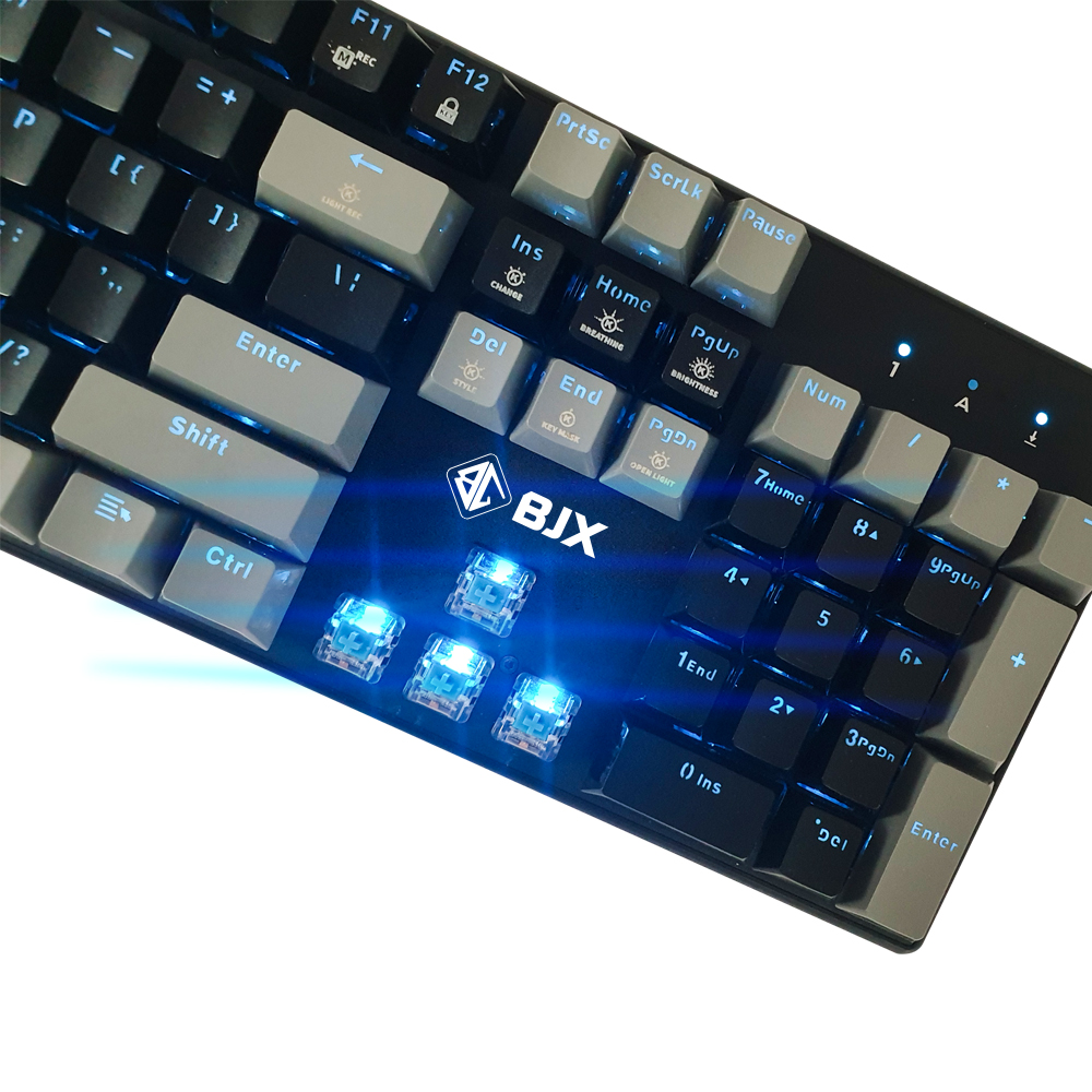 [HCM]BÀN PHÍM CƠ BJX KM9 New  Full Size Blue và RED Switch
