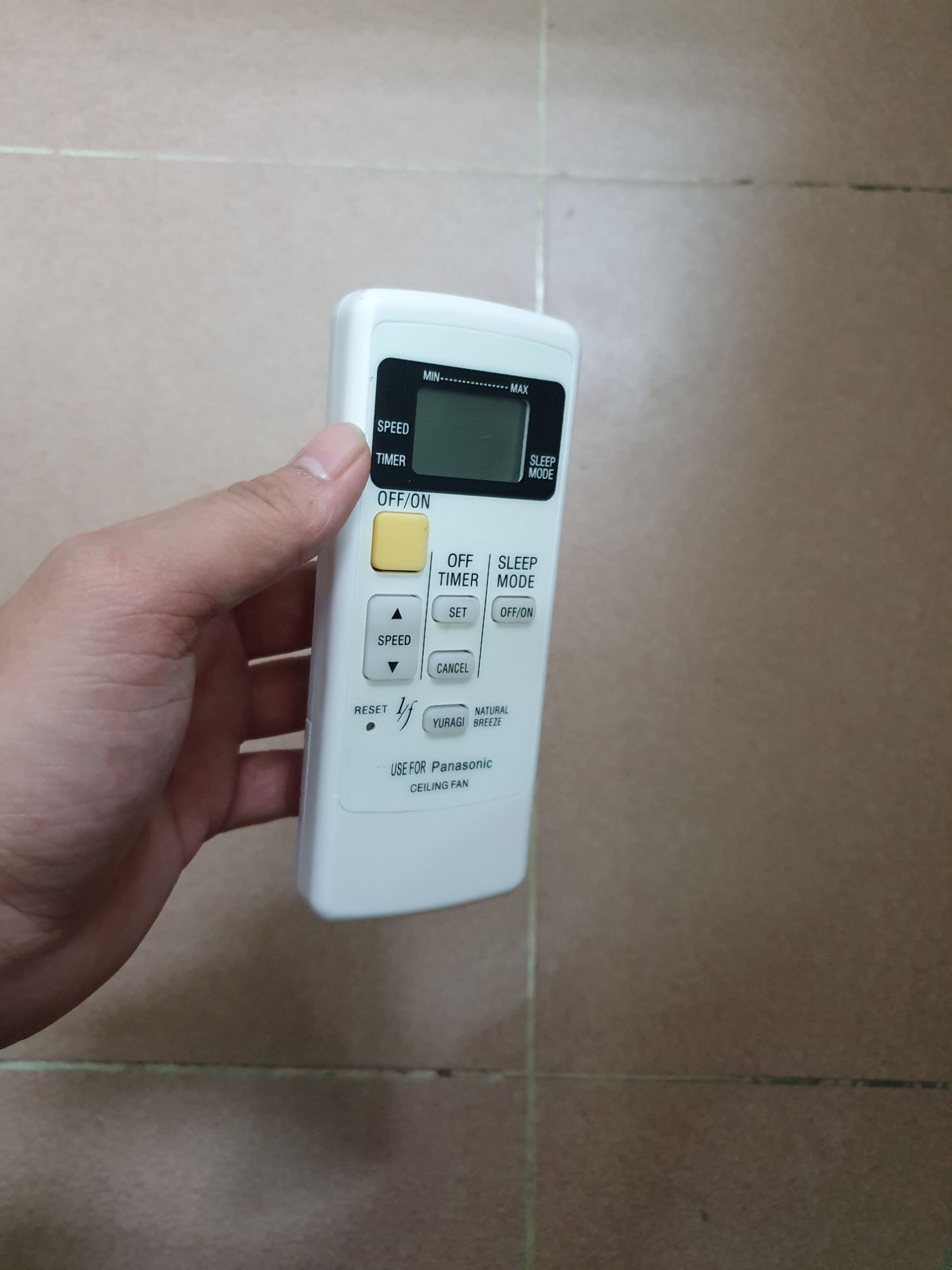 điều khiển quạt trần pana