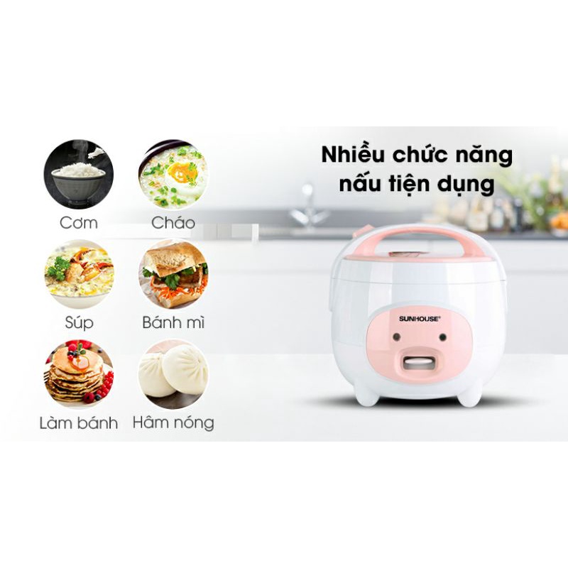 Nồi cơm nắp gài 1.8 lít SHD8607W