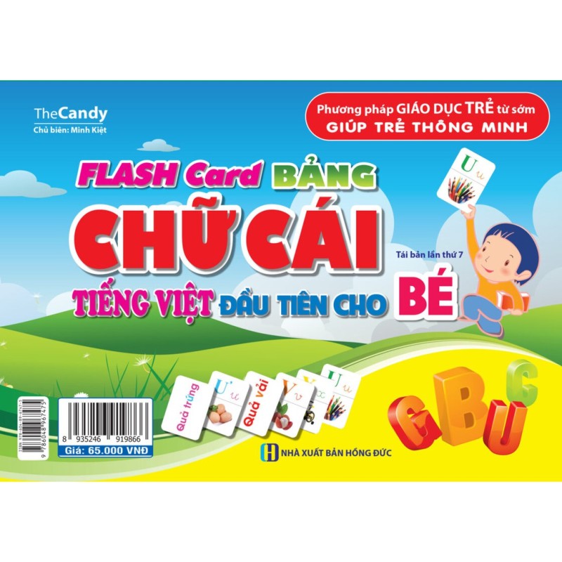 Flashcard - bảng chữ cái tiếng Việt đầu tiên cho bé - MCBooks