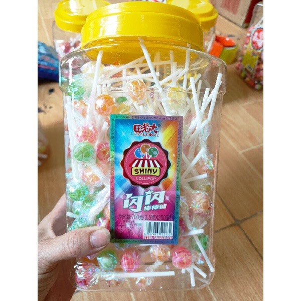 Combo 50 Cây Kẹo Mút Mini Mix Các Vị Trái Cây Cho Bé