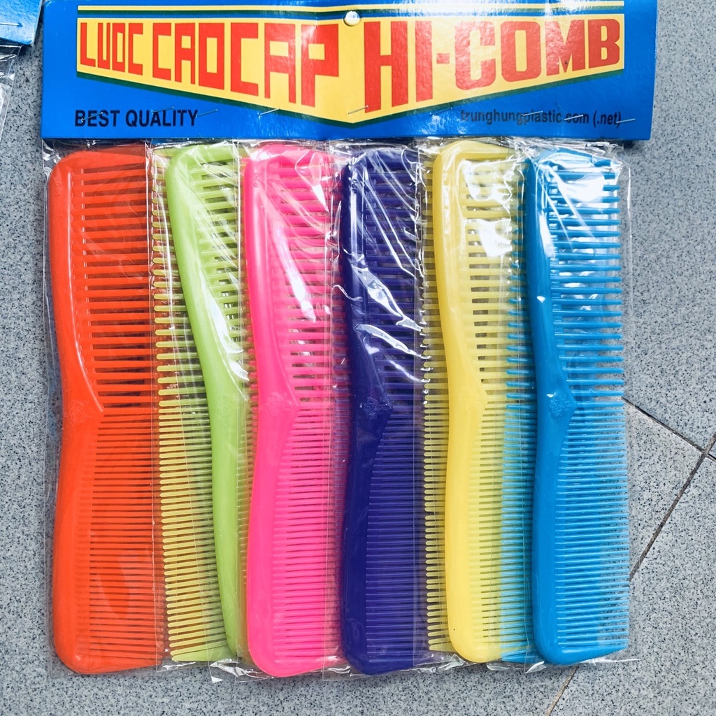 Lố 12 Cây lược Thái chải tóc (loại lớn, dài 20cm)