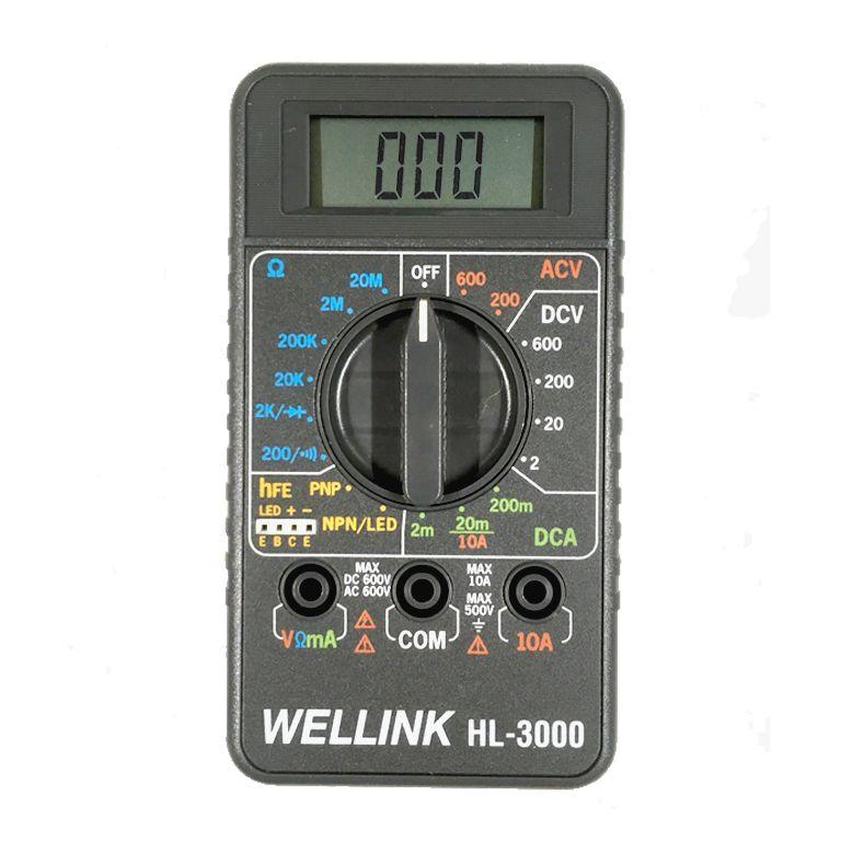 ĐỒNG HỒ VẠN NĂNG BỎ TÚI WELLINK HL-3000