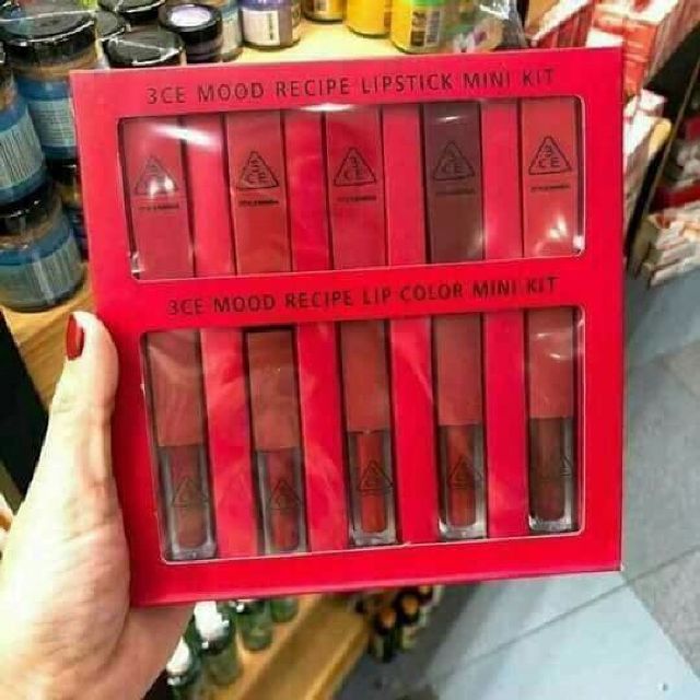 Combo 10 son thỏi lì lâu trôi mini